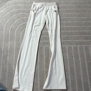 White adika pants